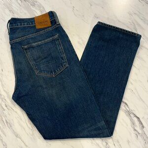 Tom Ford Men's Size 34 Straight Denim Blue Jeans USA Cotton